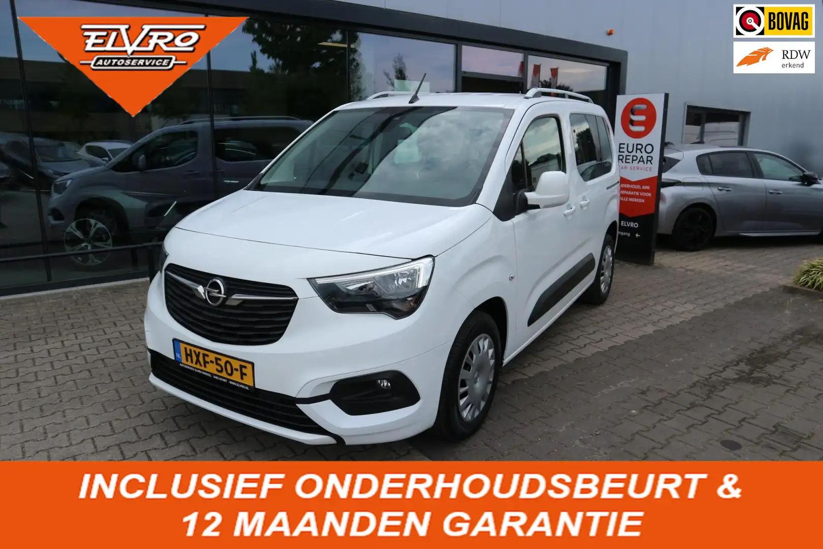 Opel Combo Tour 1.2 Turbo Edition 7 PERSOONS NAVI PDC AIRCO C Blanc - 1