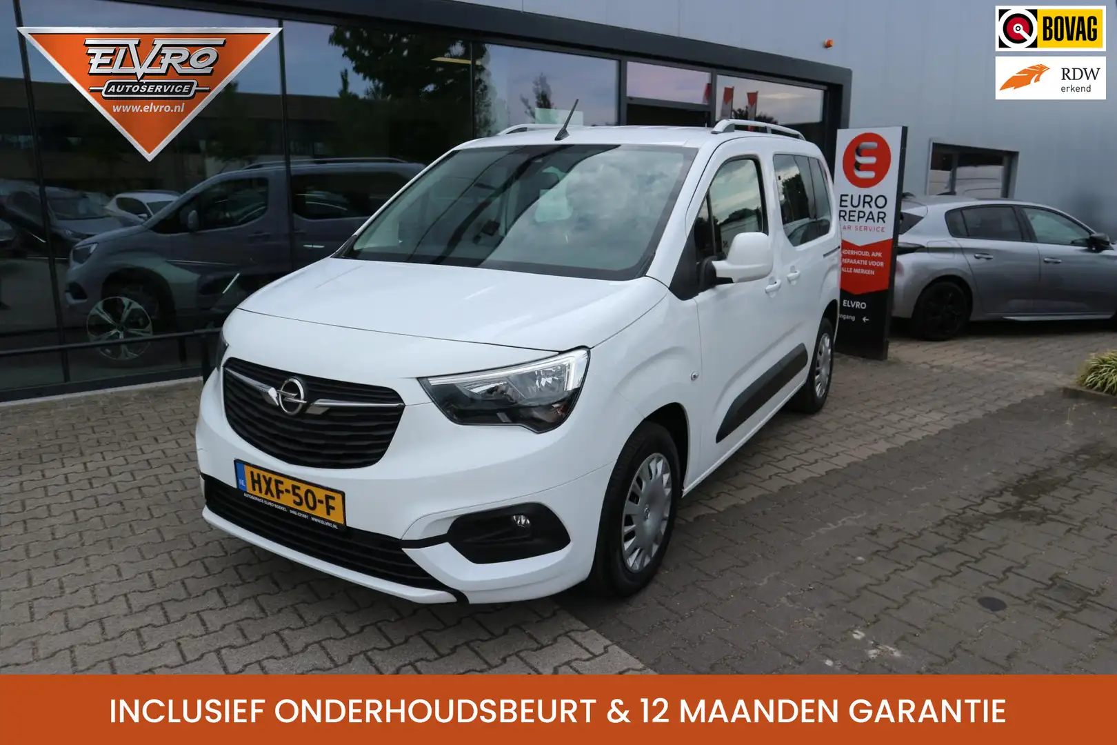 Opel Combo Tour 1.2 Turbo Edition 7 PERSOONS NAVI PDC AIRCO C Wit - 1