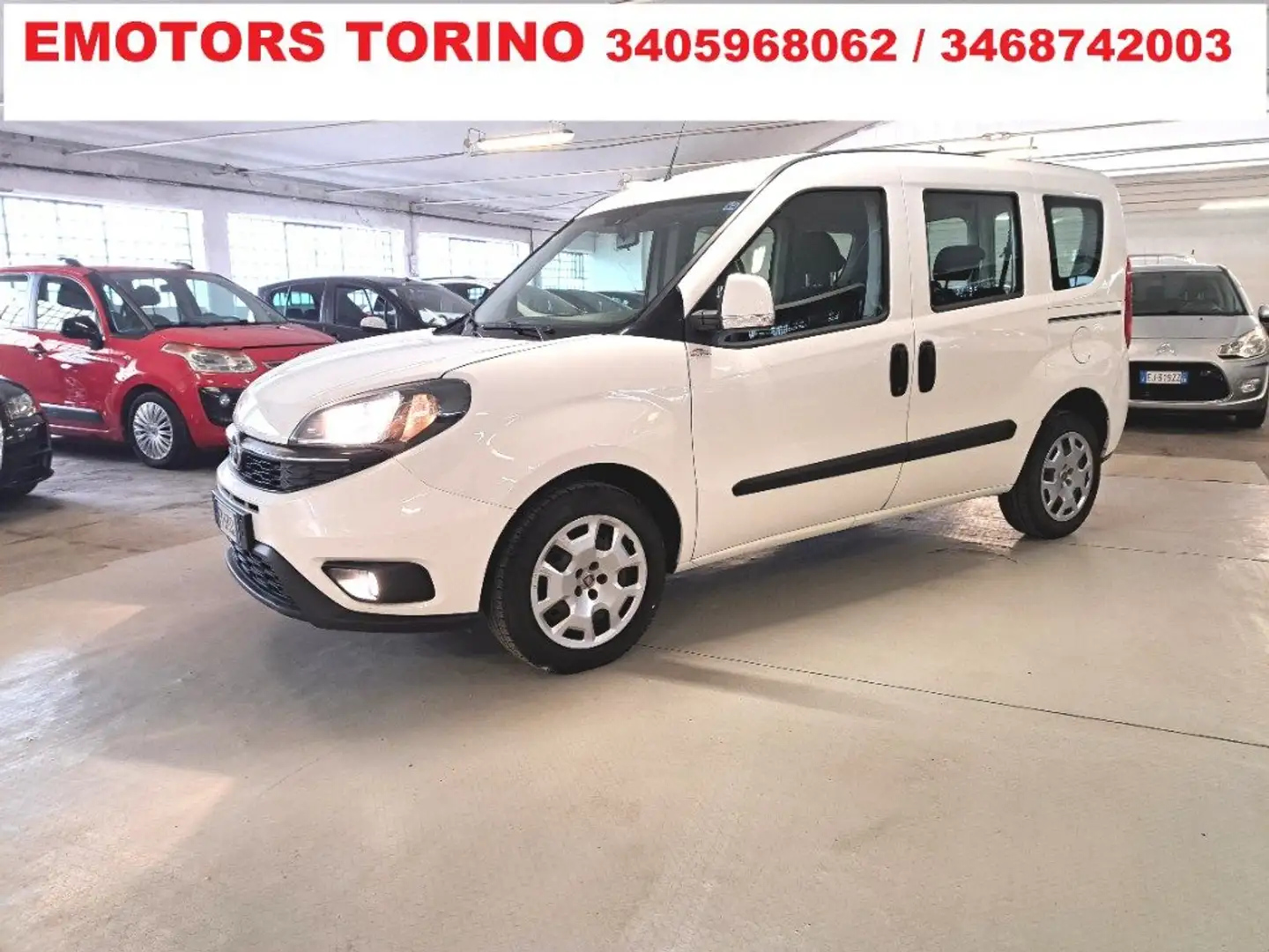 Fiat Doblo Doblò 1.6 MJT 105CV PC Combi N1 SX Blanco - 2