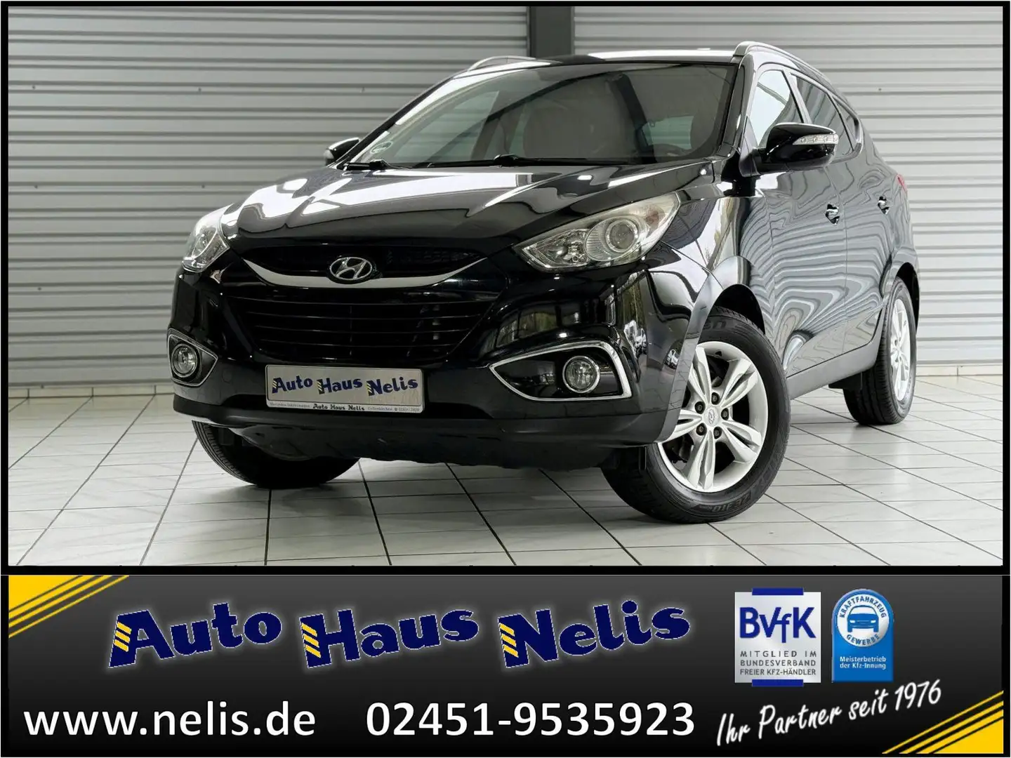 Hyundai iX35 2.0 CRDi Style 1.Hd. PDC Sitzheiz Leder/Sto Nero - 1