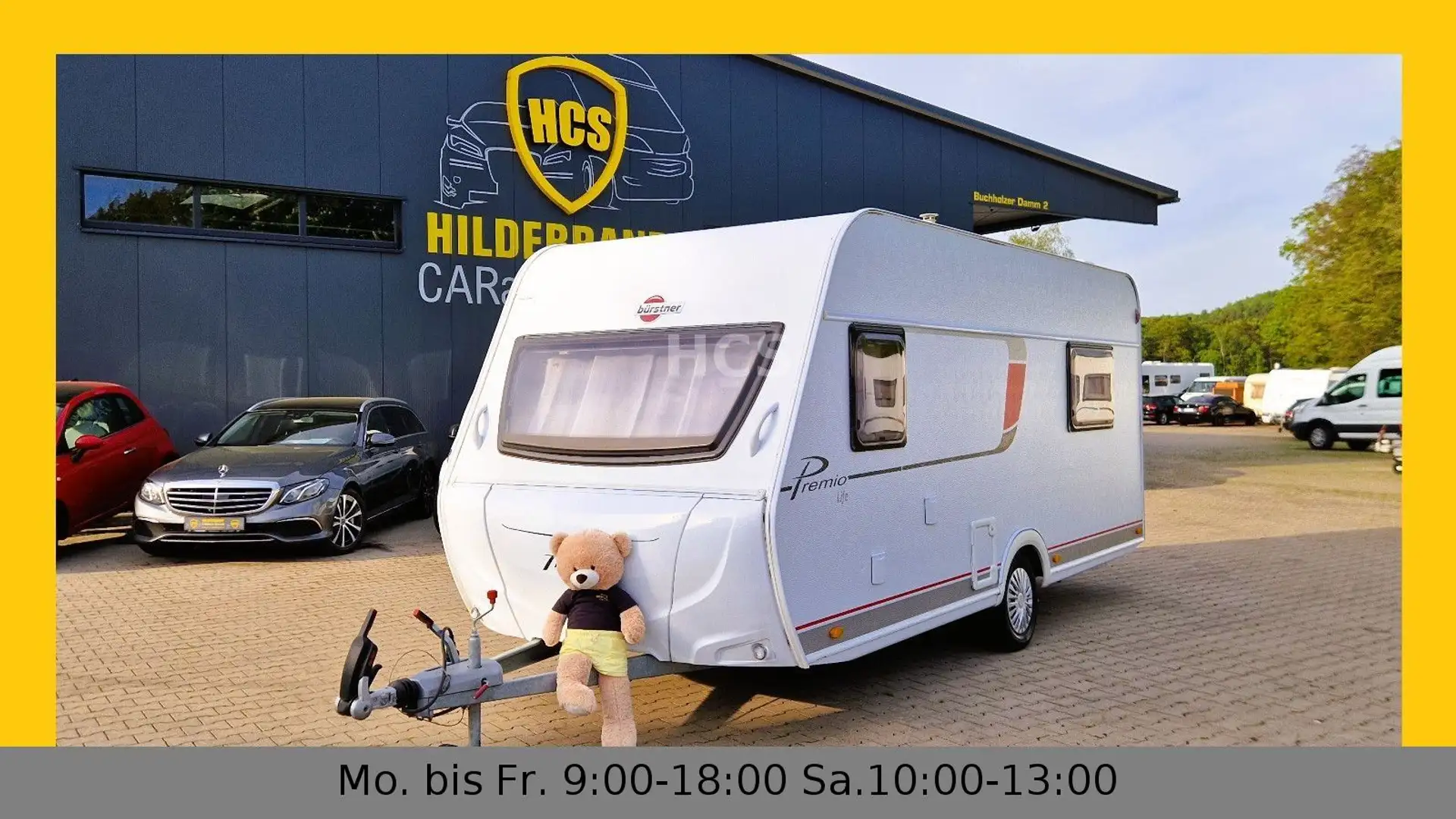 Bürstner 480 Einzelb. Mover Klima Vorzelt TV Sat - 1