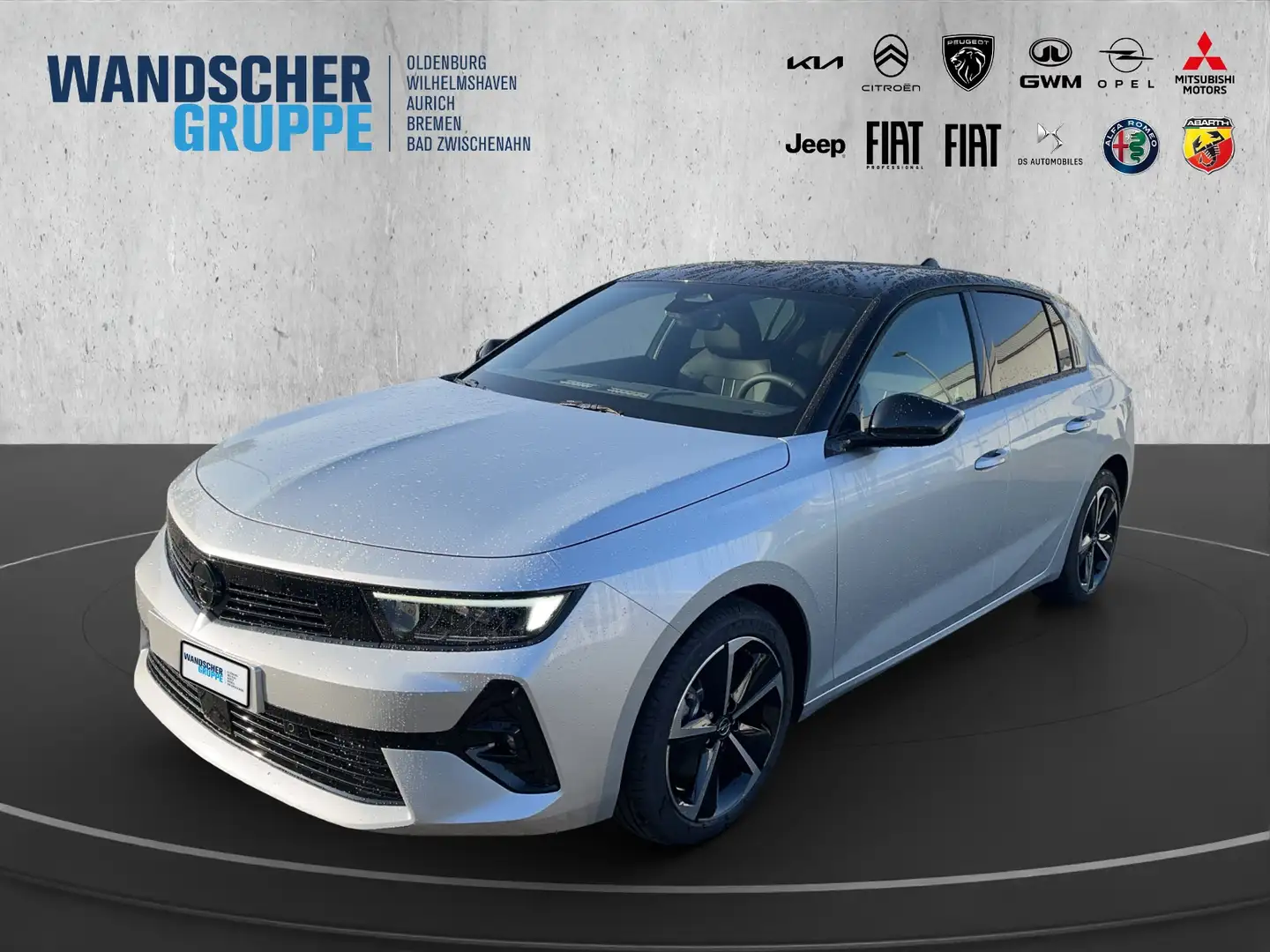 Opel Astra GS 1.2 MHEV GS+SHZ+Kamera+PDC+Isofix Silber - 1