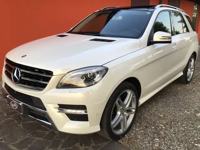 Mercedes-Benz ML 250 Premium Plus 4matic , TAGLIANDI MERCESES,SOSPENSIONI AIRMATIC CAMBIATE DA 3000 KM BIANCO METALIZZATO