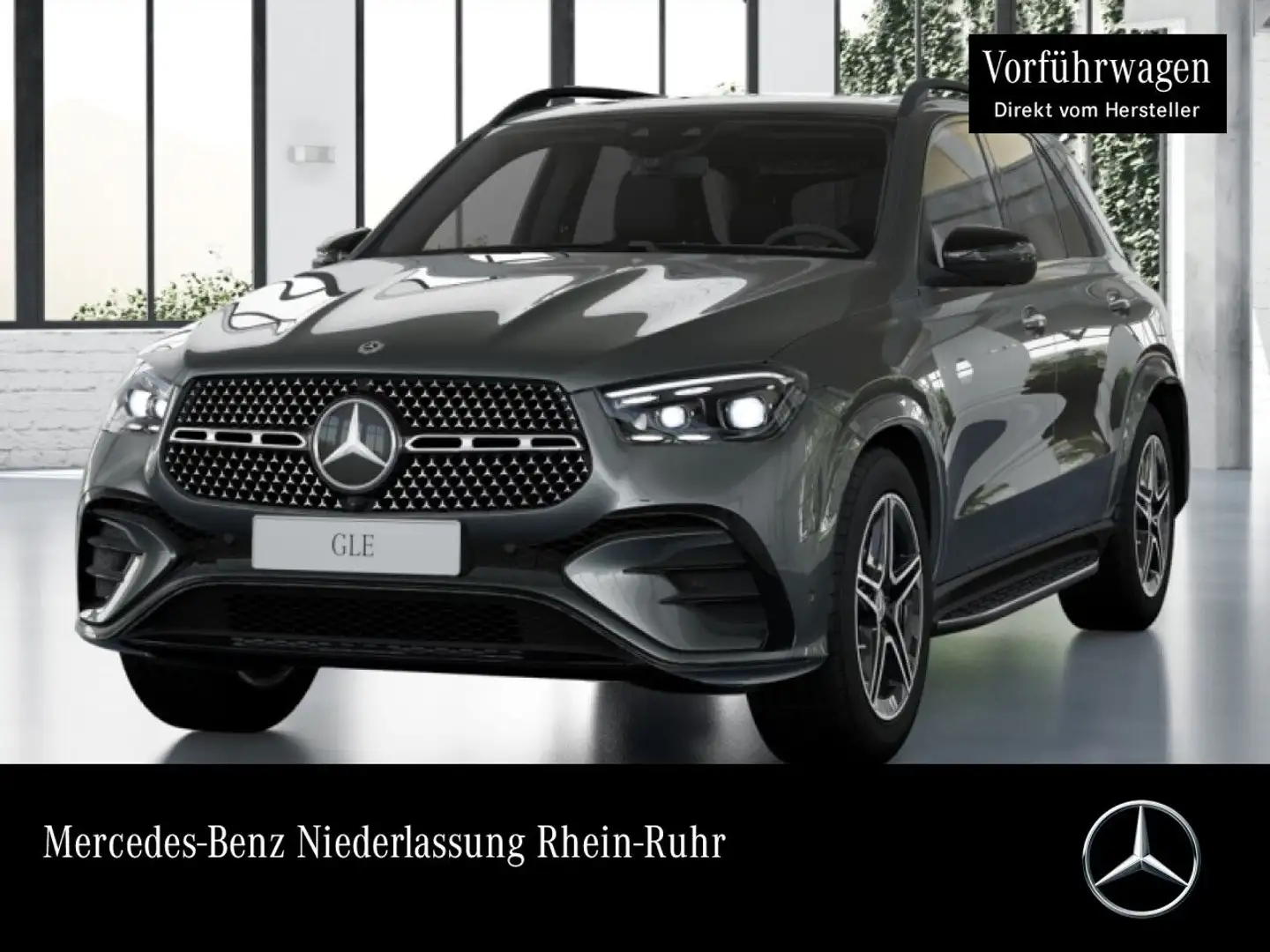 Mercedes-Benz GLE 350 de 4M AMG+NIGHT+PANO+360+AHK+MULTIBEAM+20" Grau - 1