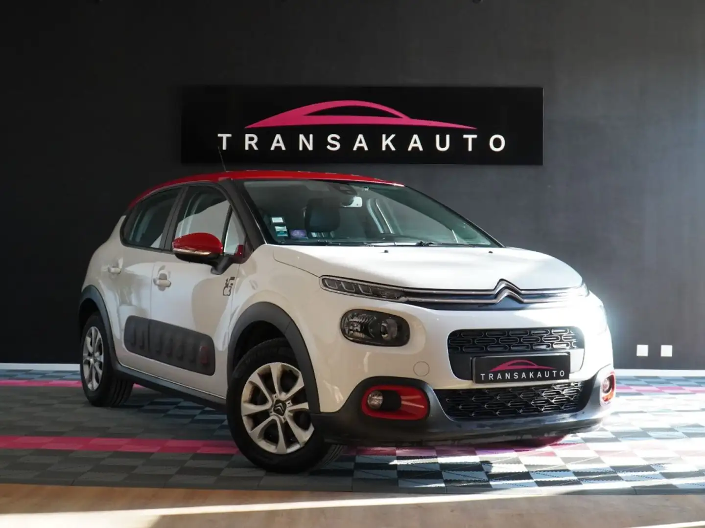 Citroen C3 PureTech 82ch Graphic / Courroie Neuve / Première Mains Blanc - 1