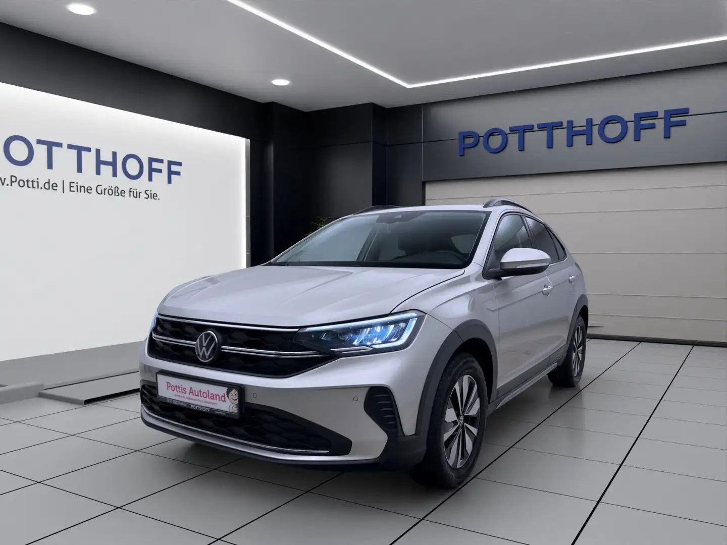 Volkswagen Taigo 1.0 TSI MOVE ACC PDC LED IQ.DRIVE SHZG Silber - 1