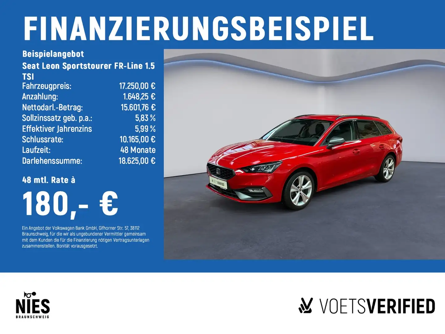 SEAT Leon Sportstourer FR-Line 1.5 TSI LED+SHZ+KLIMA Rot - 2