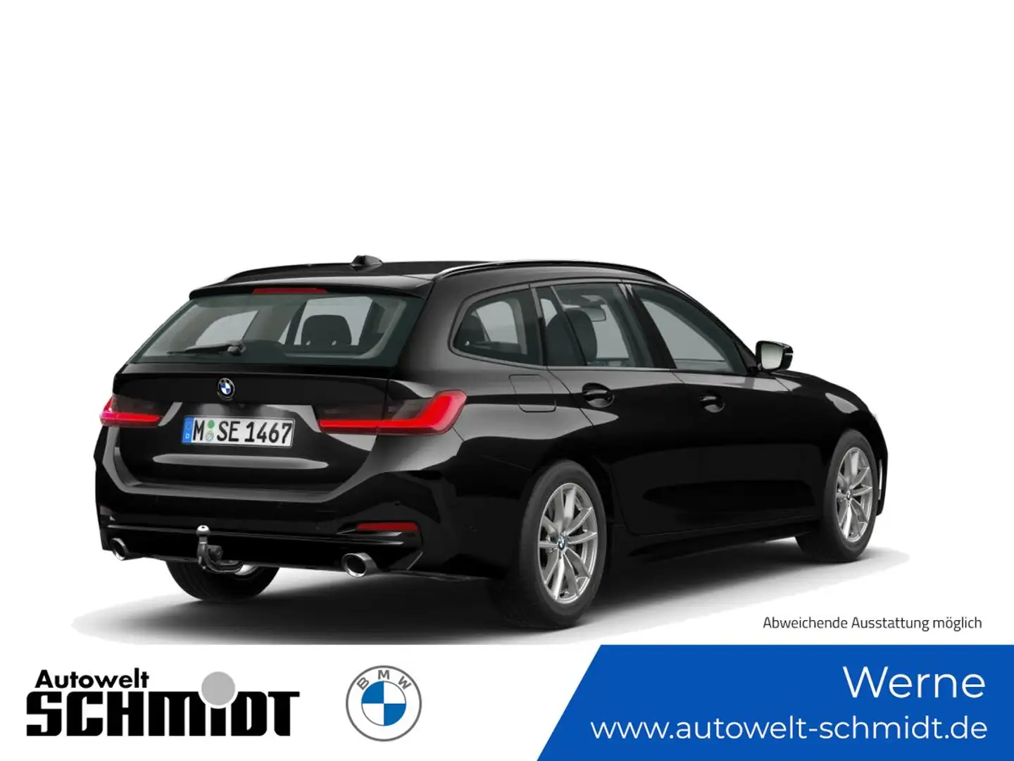 BMW 318 d Touring Aut. + AHK + Driving Assistant Noir - 2