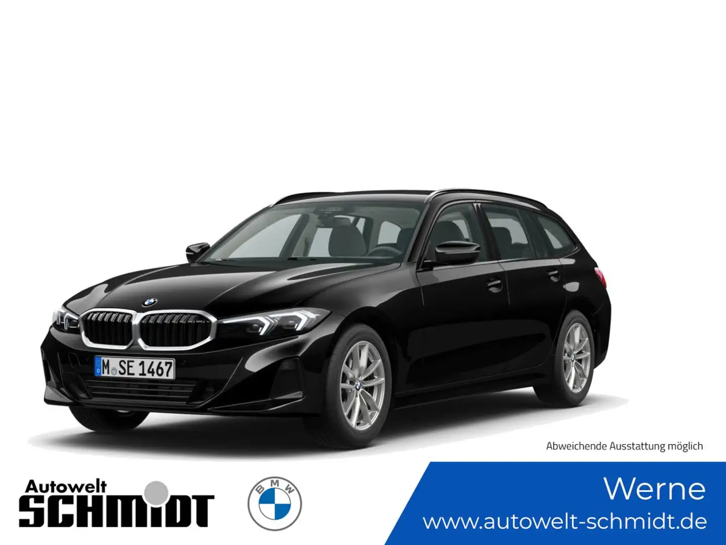 BMW 318 d Touring Aut. + AHK + Driving Assistant Noir - 1