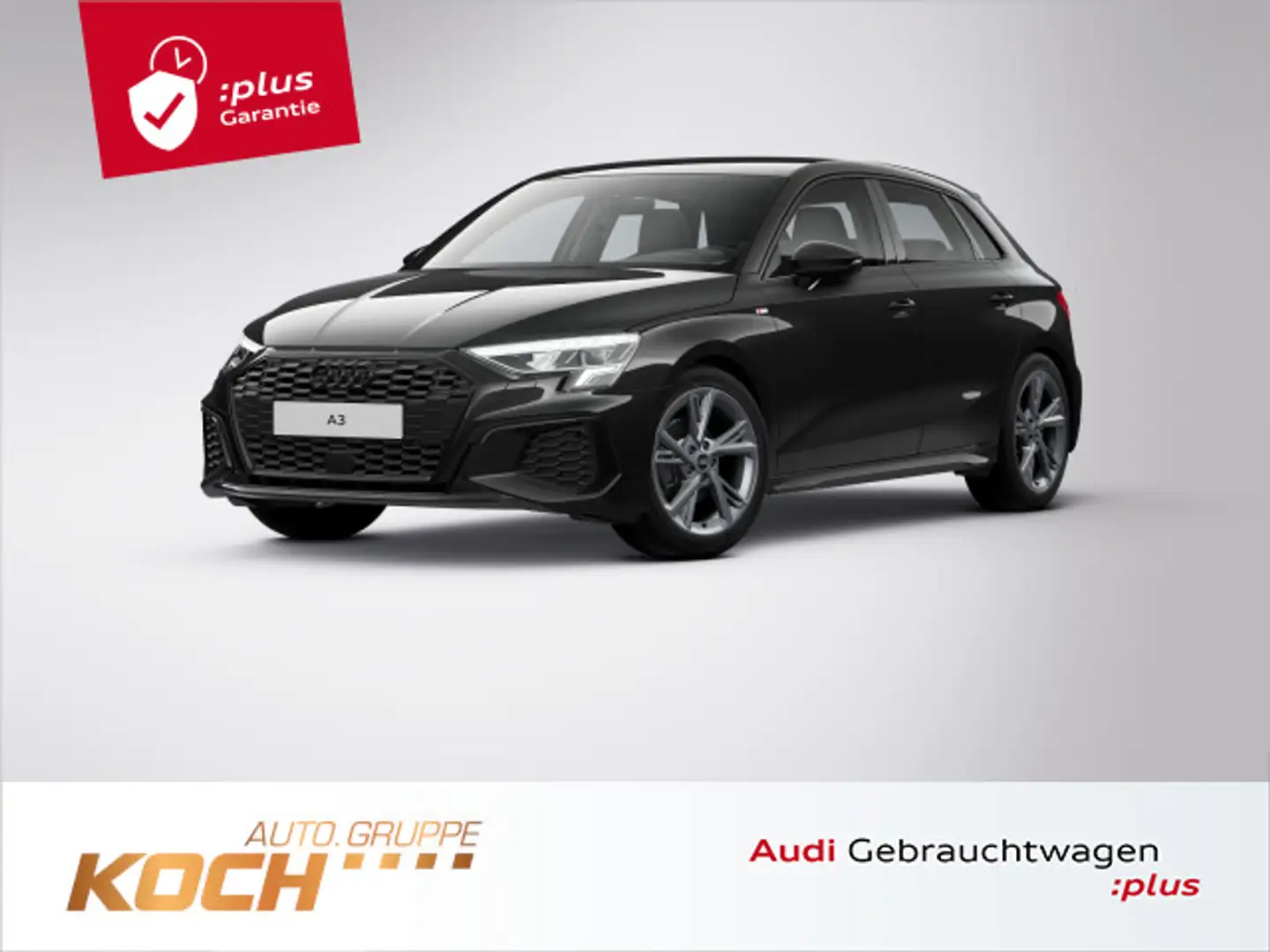 Audi A3 30 TFSI S-Line, LED, Tempomat, Navi Schwarz - 1