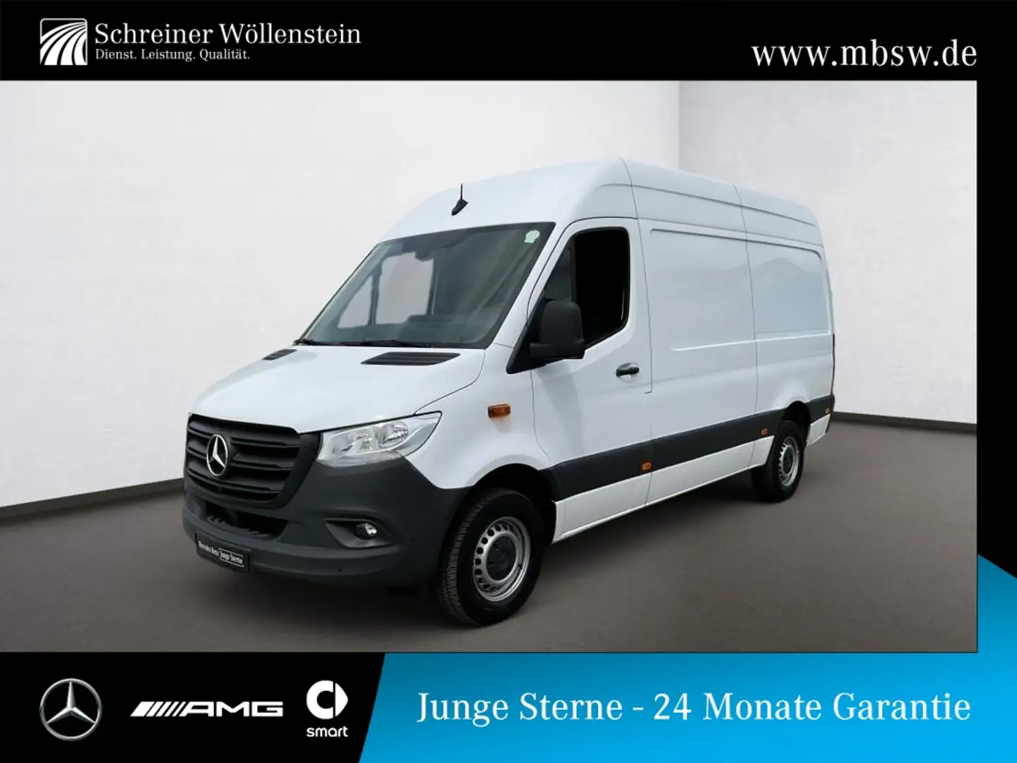 Mercedes-Benz Sprinter 317 L2H2 3665 Autom.*Klima*Navi*360° Weiß - 1