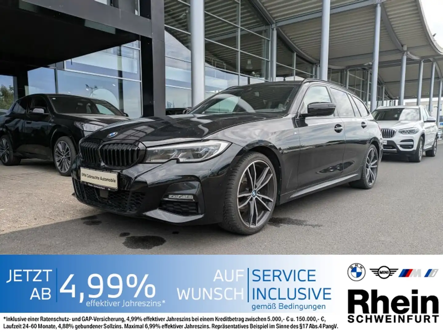 BMW 320 d Tour. M Sport Laser. AHK. Leder. Schwarz - 1