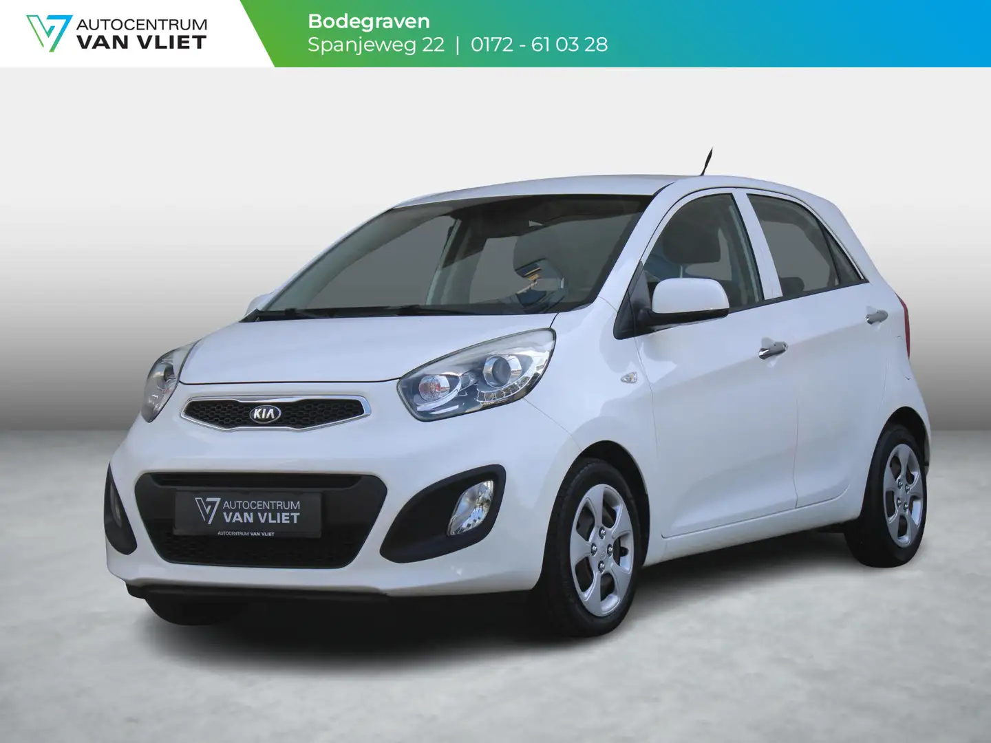 Kia Picanto 1.0 CVVT BusinessLine | AIRCO | 12 MAANDEN BOVAG G Blanc - 1