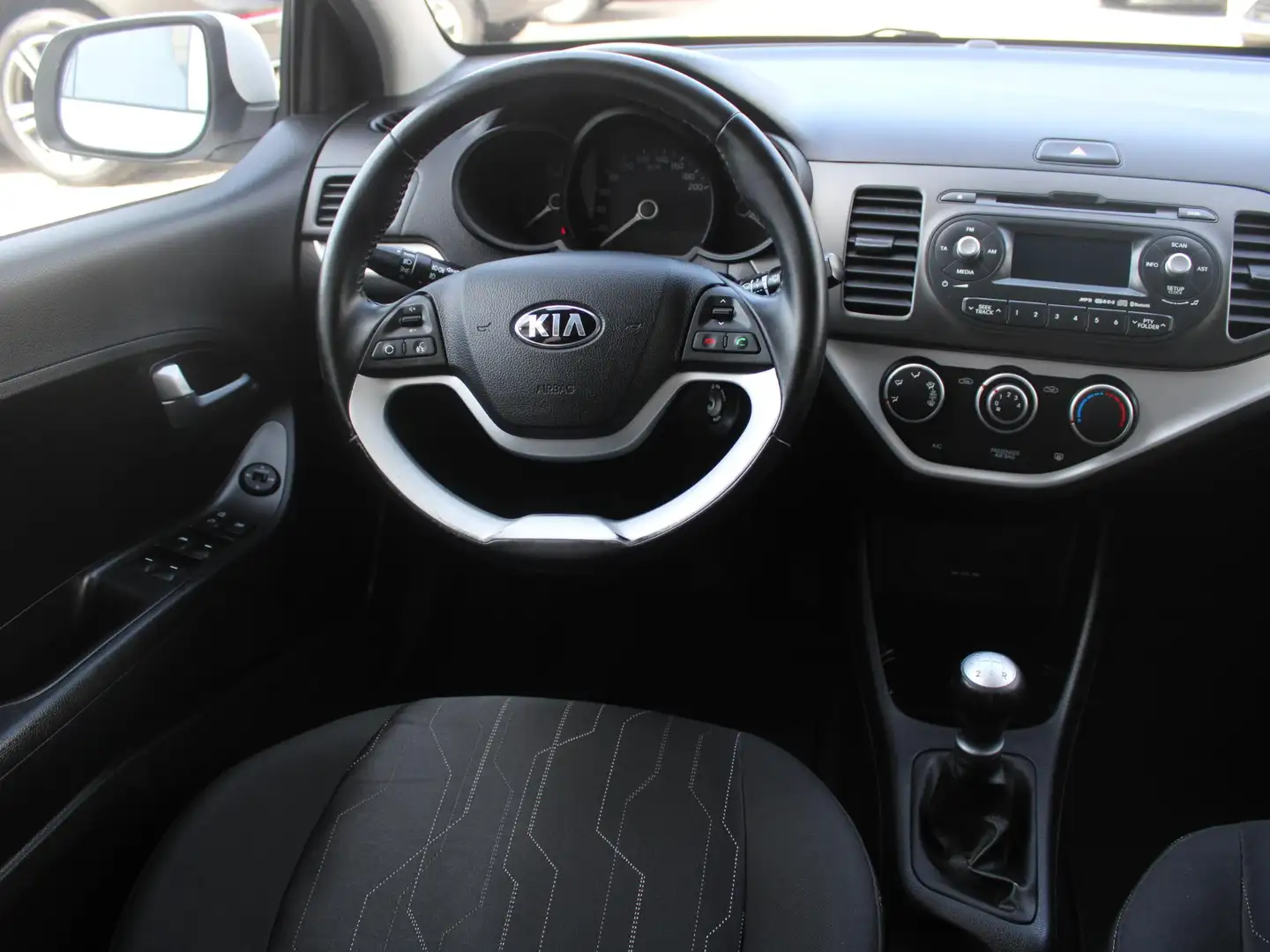 Kia Picanto 1.0 CVVT BusinessLine | AIRCO | 12 MAANDEN BOVAG G Blanc - 2