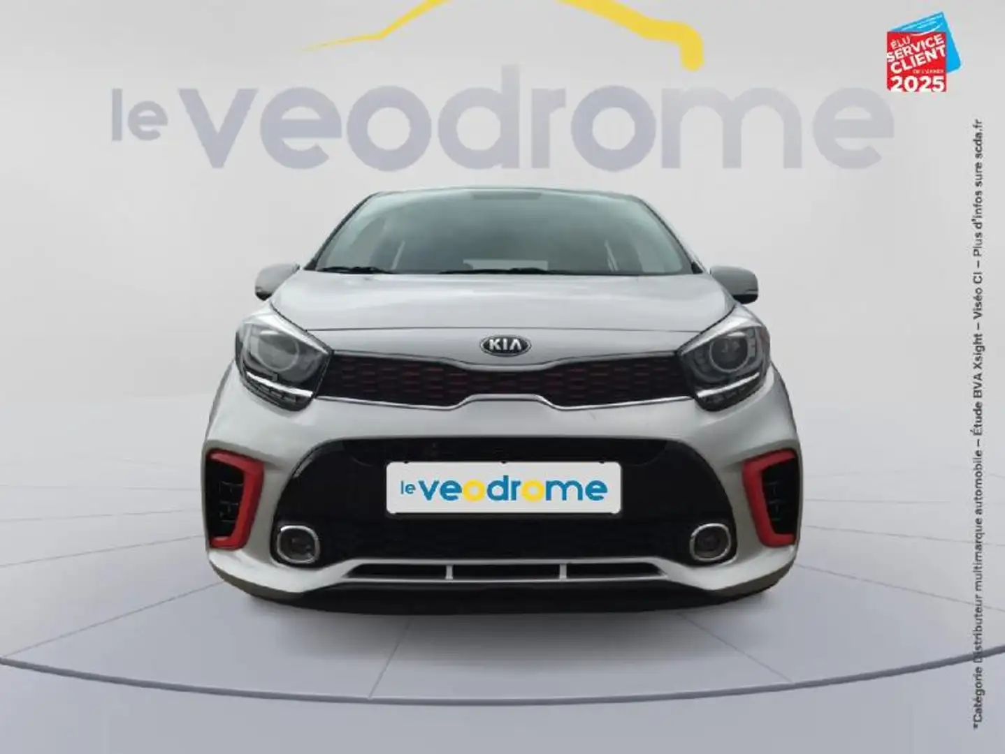 Kia Picanto 1.0 T-GDi 100ch GT Line Premium Sieges cuir GPS Ca Gris - 2