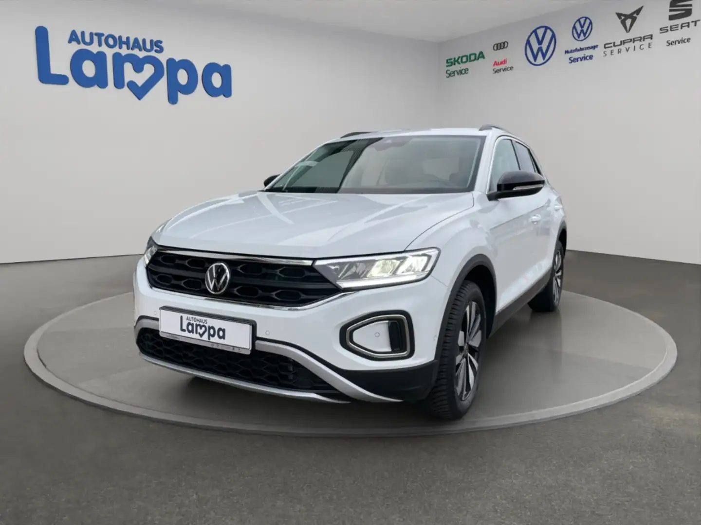 Volkswagen T-Roc GOAL 1.0 TSI ACC,PDC,SHZ,NAVI,KLIMA,DAB+ Weiß - 2