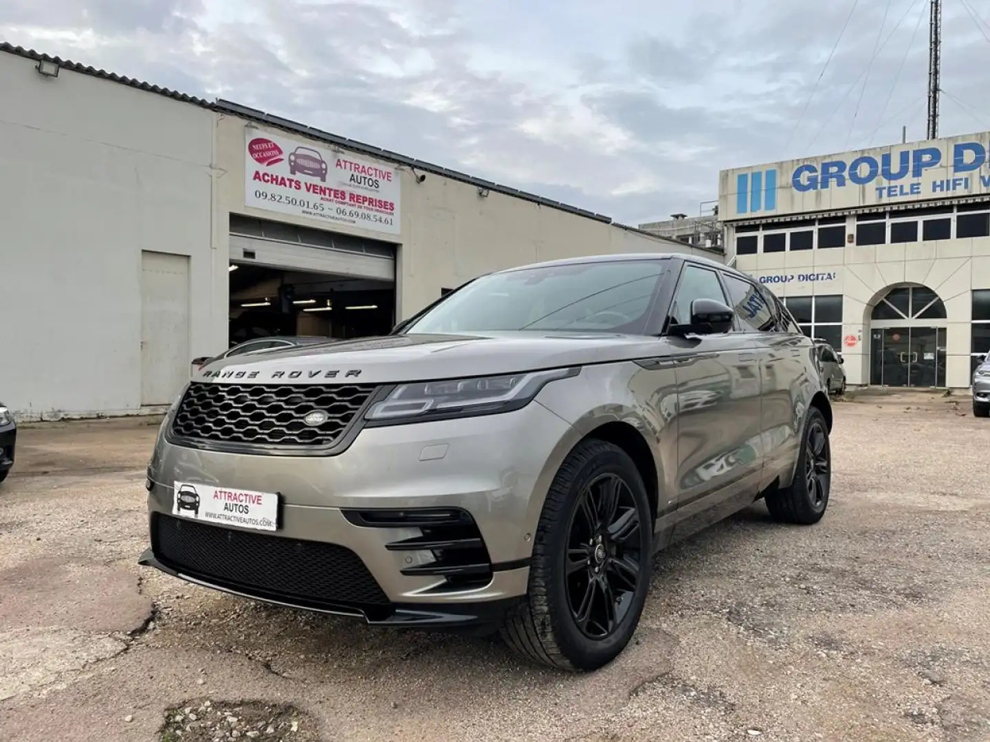Land Rover Range Rover Velar Range Rover Velar 3.0 V6 D300 - BVA R-Dynamic SE - TVA RECUPERABLE Gris - 1