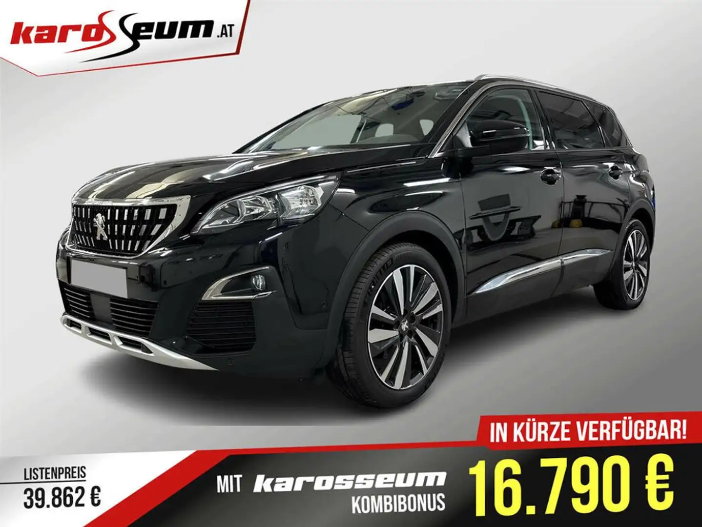 Peugeot 5008 Allure | FAMILIENFAVORIT | 7 Sitze | 19'' |ACC Schwarz - 1