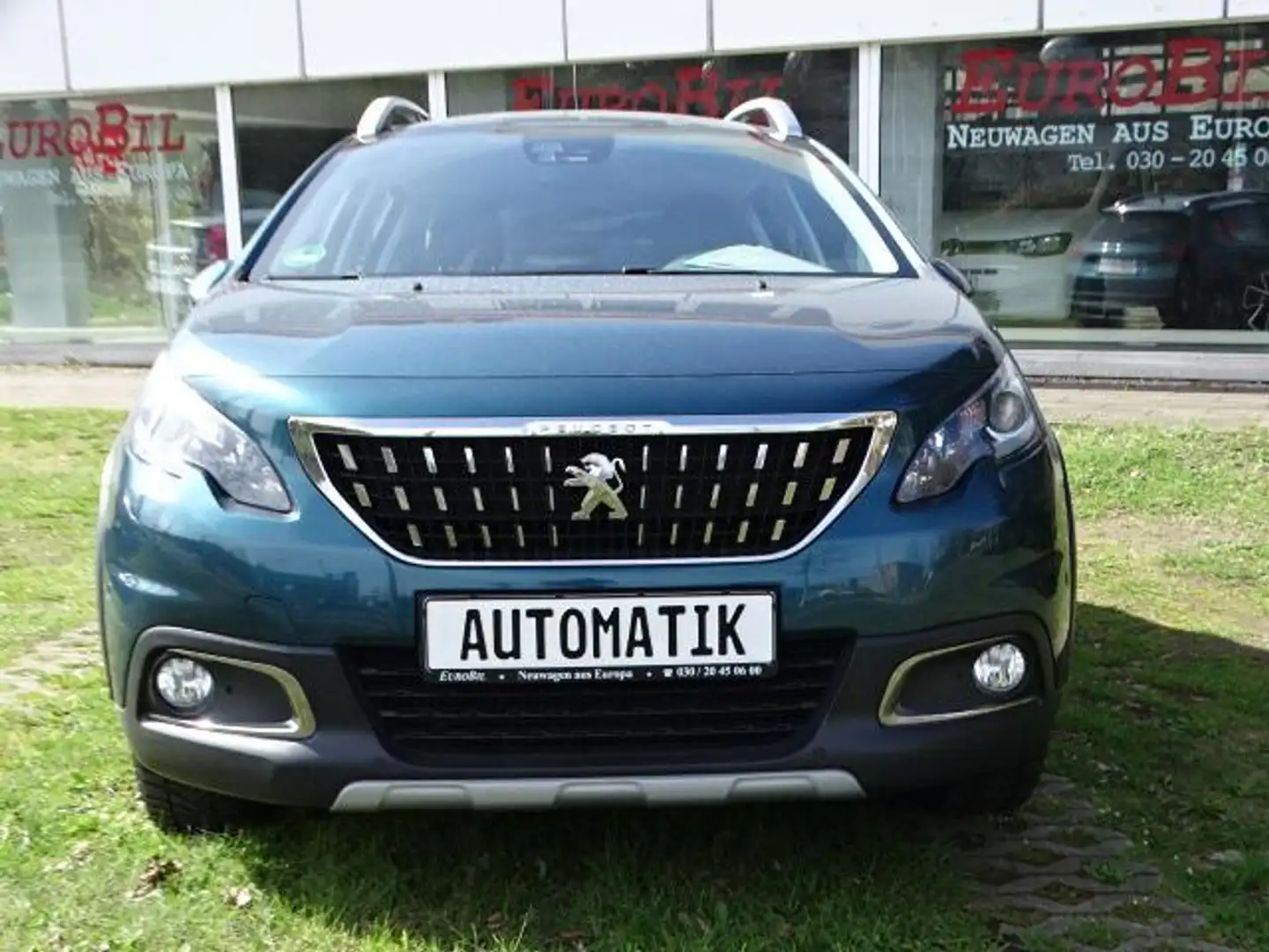 Peugeot 2008 Allure 110 EAT6 // AHK+ECC+PDC+RFK+SitzHzg+Temp... Verde - 2