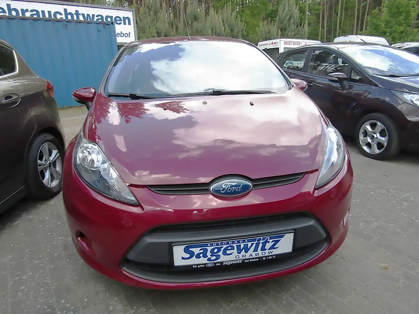 Ford Fiesta 1.25 Trend SHZ CD-Radio Klima Rot - 2