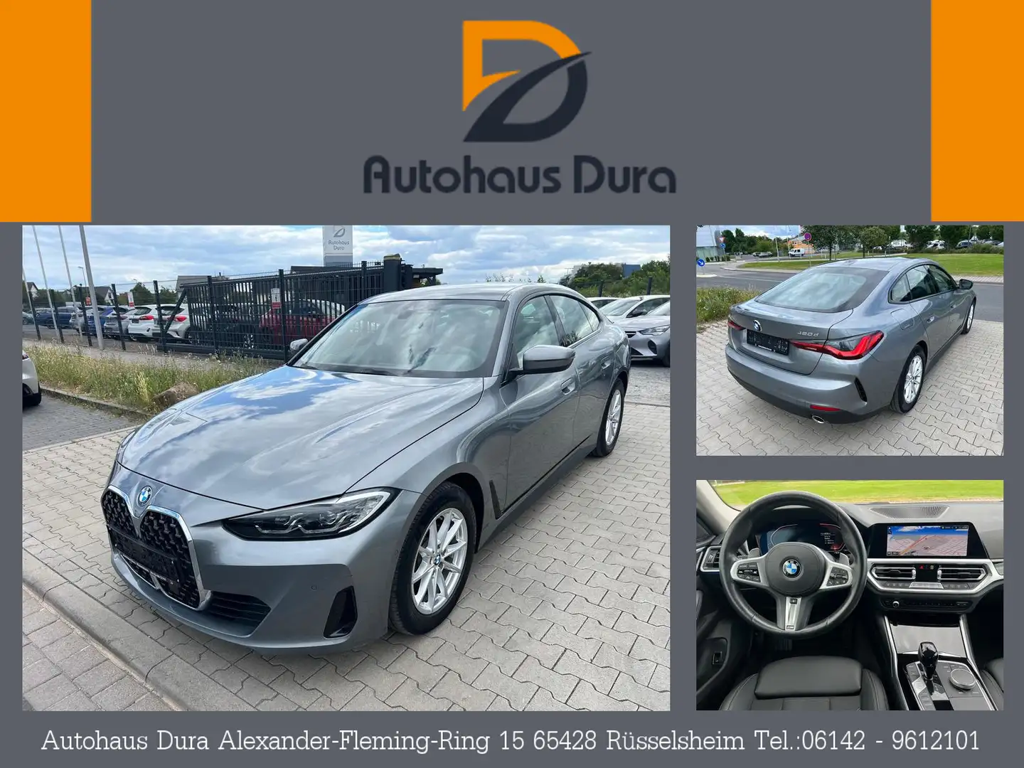 BMW 420 Aut. Navi+Led+Kamera+Shz Šedá - 1
