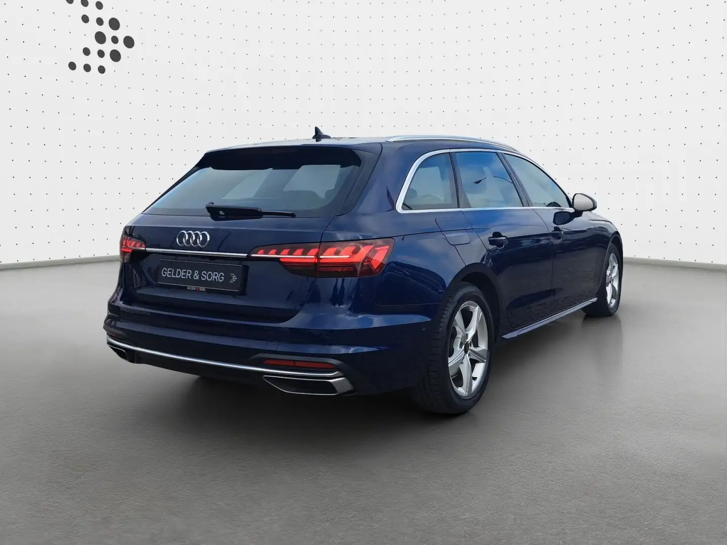 Audi A4 advanced 40 TDI MATRIX*RFK*SHZ*AHK*ACC Bleu - 2
