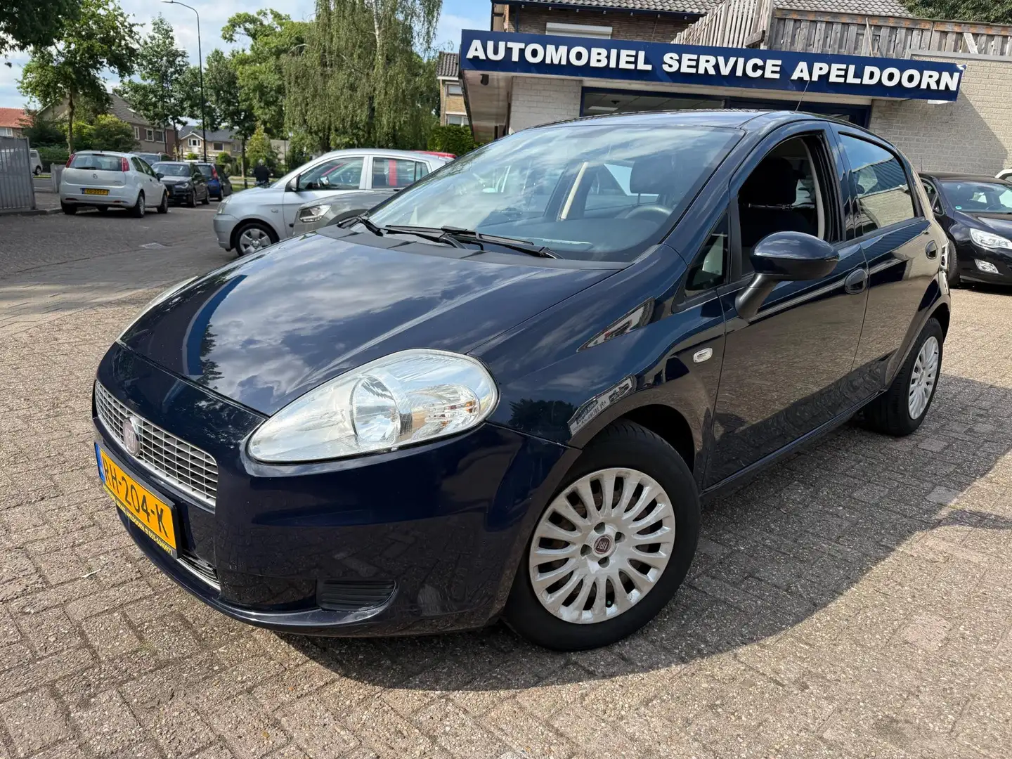 Fiat Grande Punto 1.4 Active *APK*ELEKTR.RAMEN*5 DEURS*STUURBEKR.* Blauw - 1