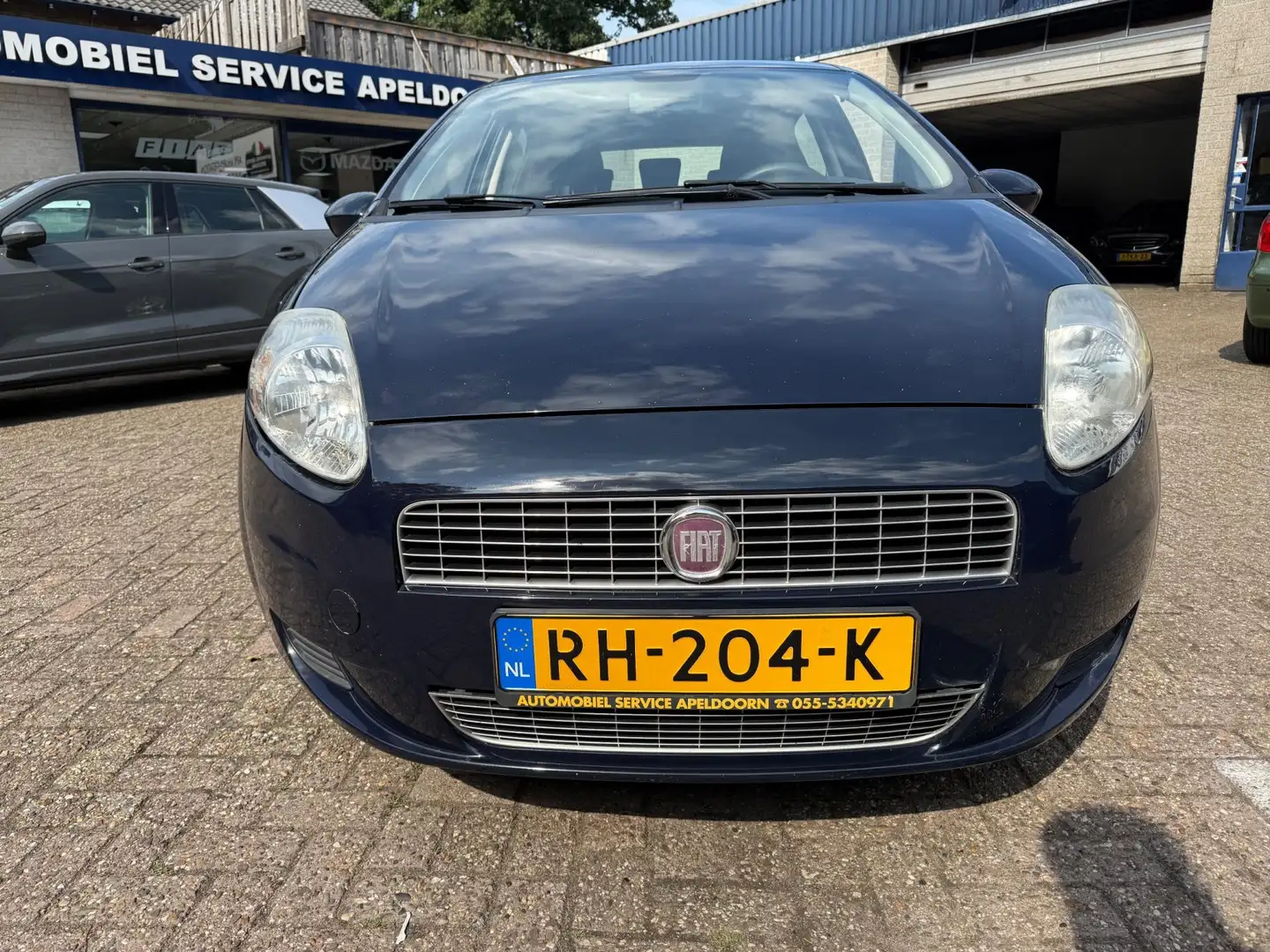 Fiat Grande Punto 1.4 Active *APK*ELEKTR.RAMEN*5 DEURS*STUURBEKR.* Blauw - 2