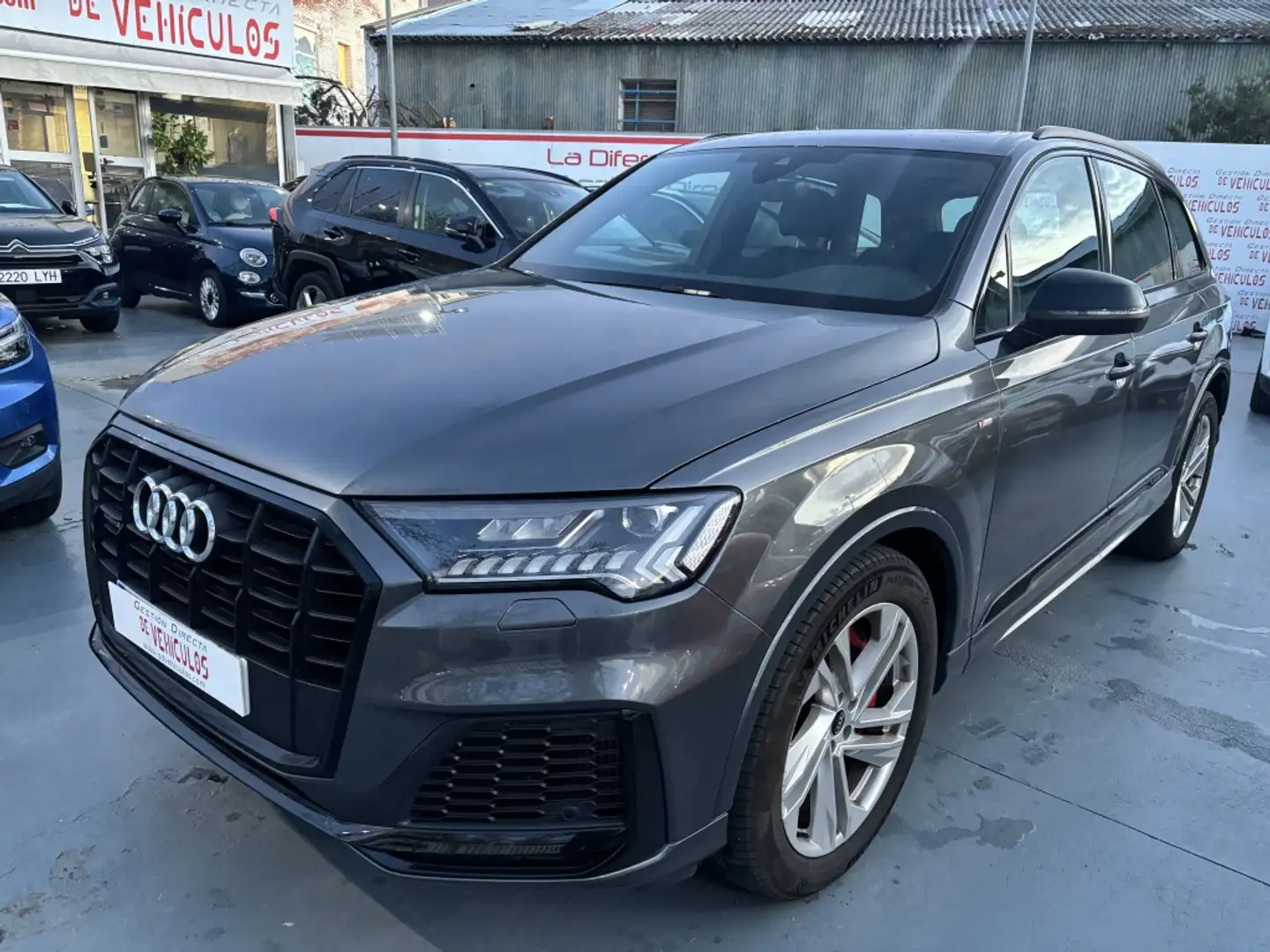 Audi Q7 60 TFSIe S line quattro tiptronic Gris - 1
