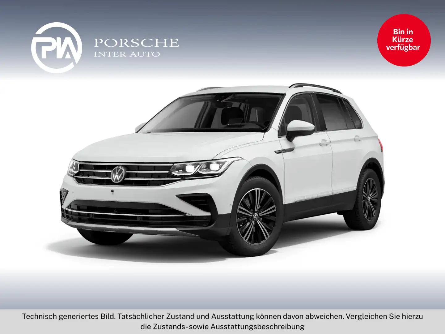 Volkswagen Tiguan Elegance TSI DSG Weiß - 1