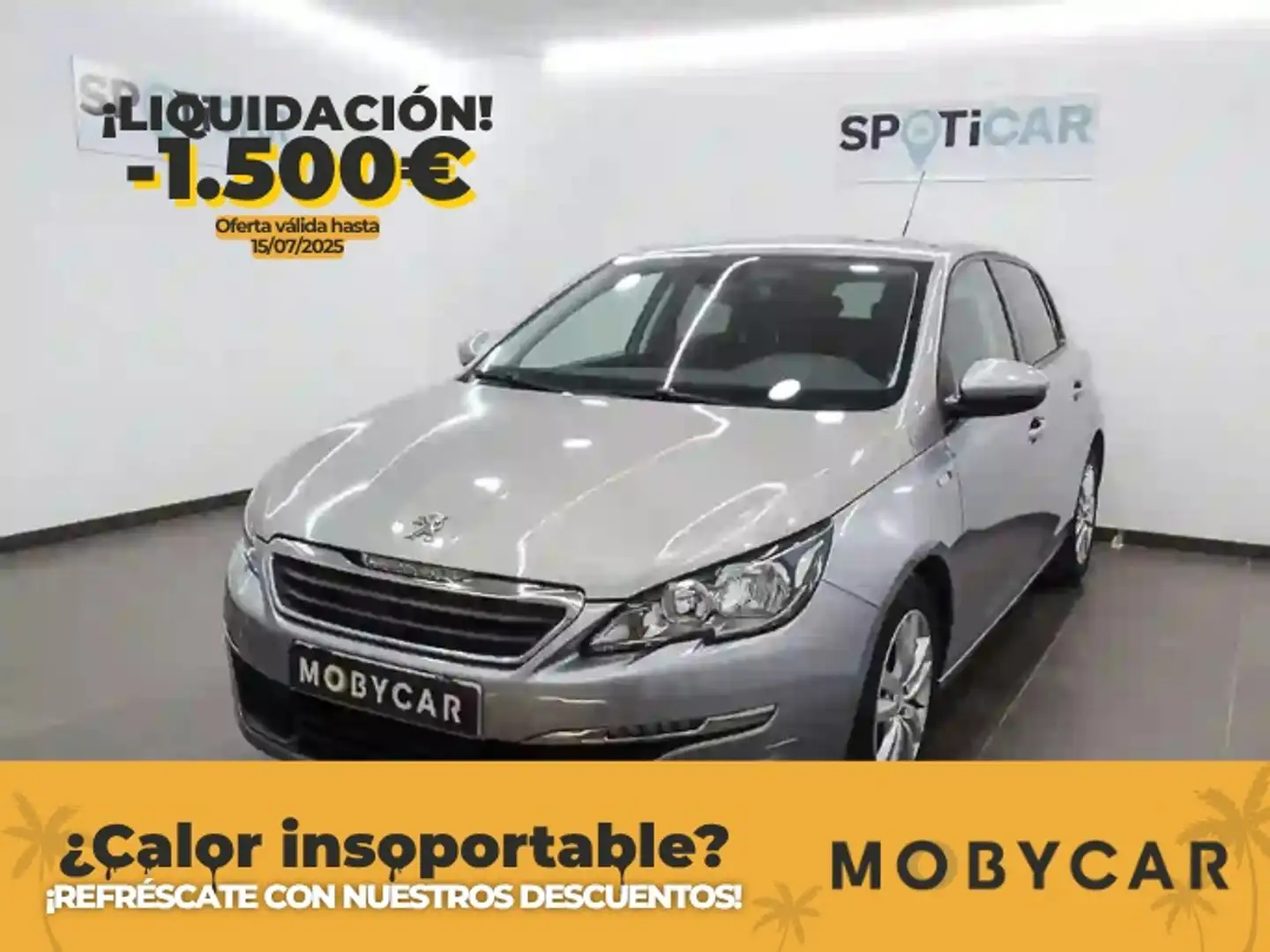 Peugeot 308 1.6 BlueHDi Style 100 Gris - 1