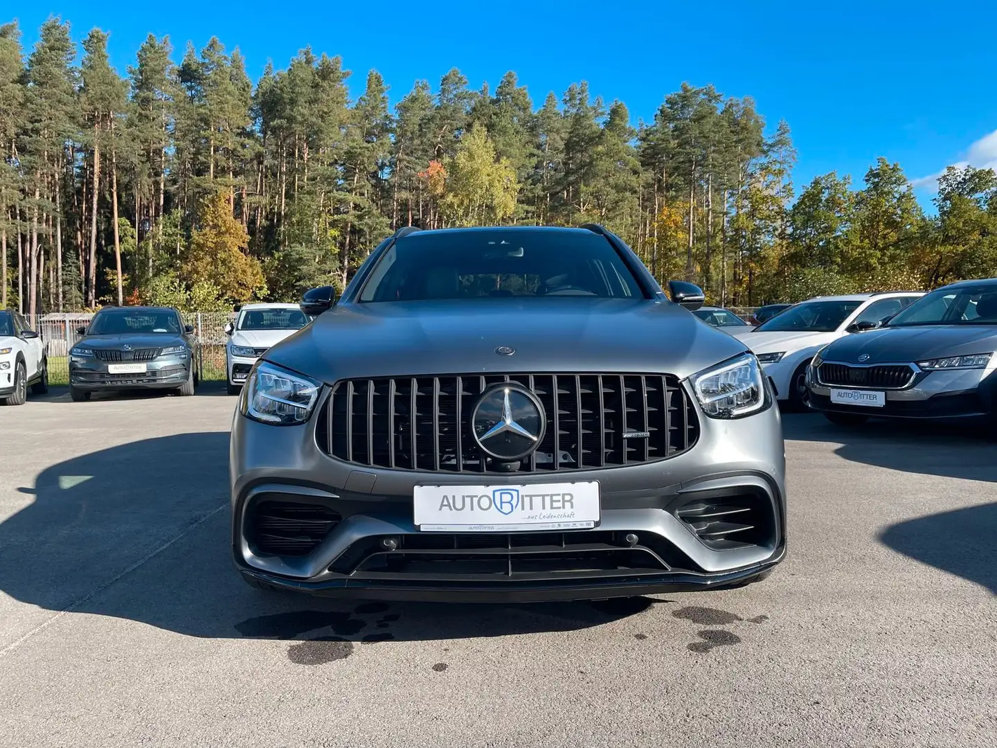 Mercedes-Benz GLC 63 AMG 4Matic PANO+Sportabgas+Night Paket Gris - 2
