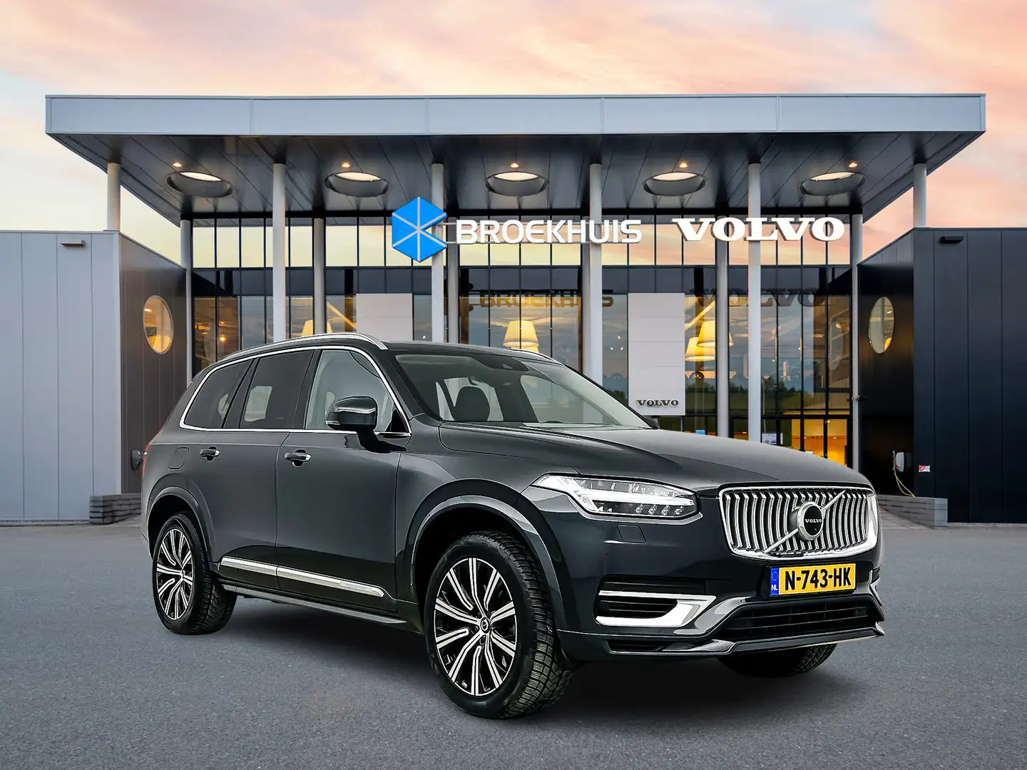 Volvo XC90 T8 Recharge Inscription Exclusive Luchtvering | Na Gris - 2