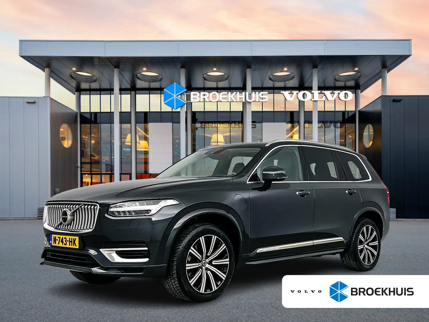 Volvo XC90 T8 Recharge Inscription Exclusive Luchtvering | Na Gris - 1