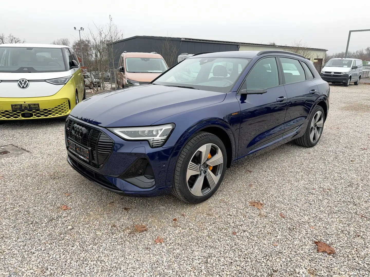 Audi e-tron 55 quattro S-Line Matrix/Pano/ACC/LED/PDC Blau - 2