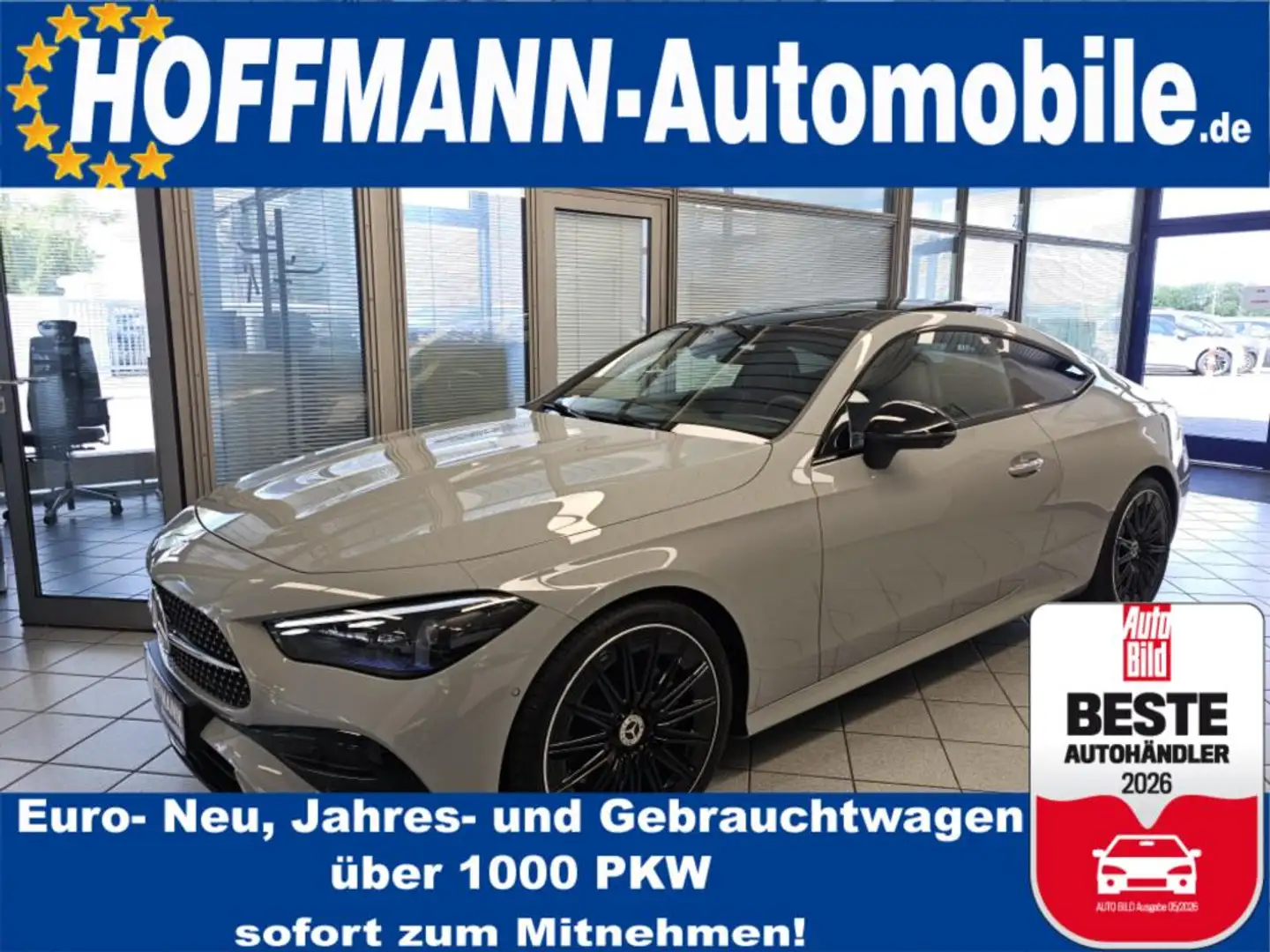 Mercedes-Benz CLE 300 AMG Premium + 4M, Pano, 360Grad, Burme Grau - 1