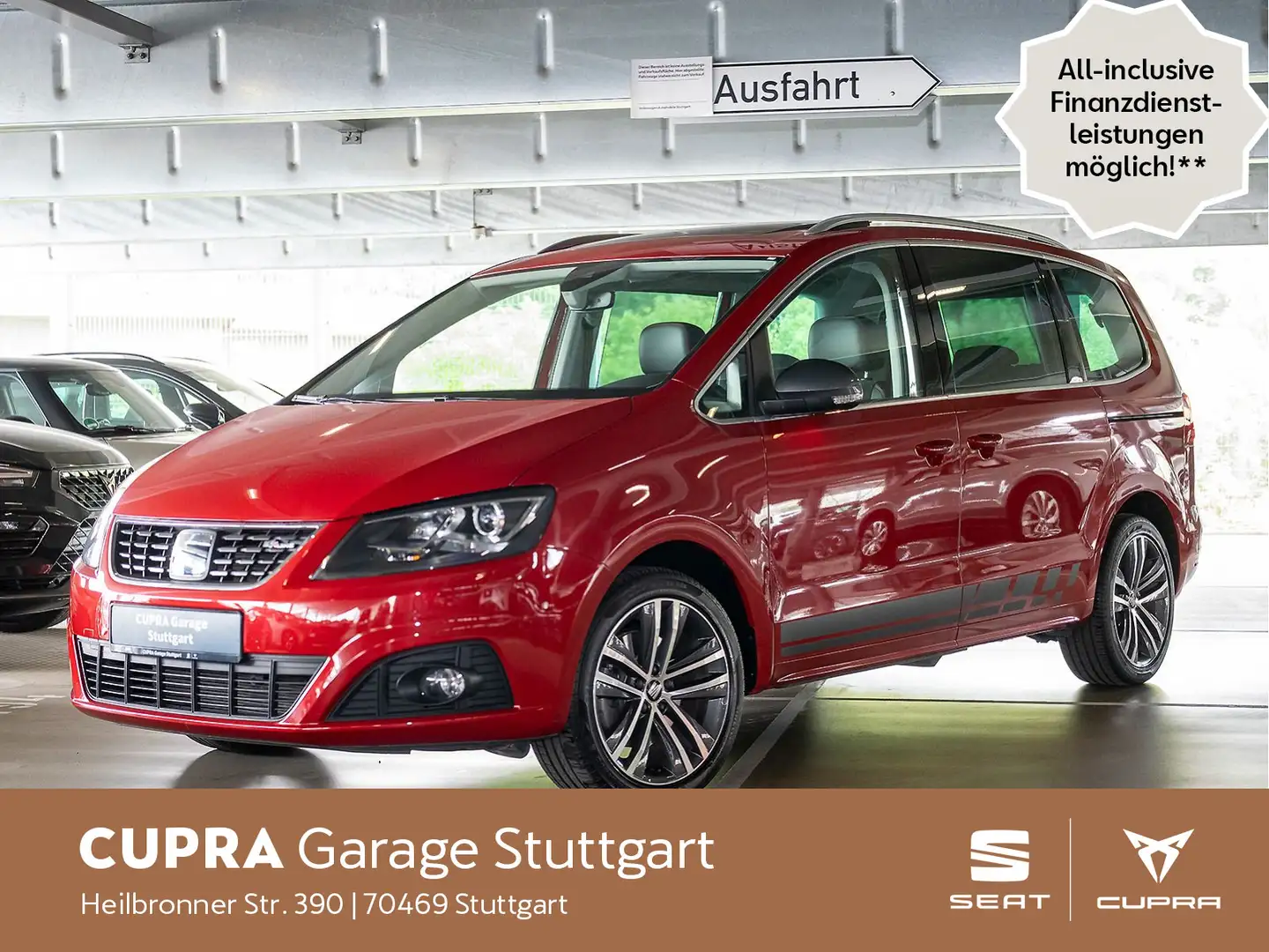 SEAT Alhambra FR-Line 2.0 TDI DSG 130 kW Rot - 1