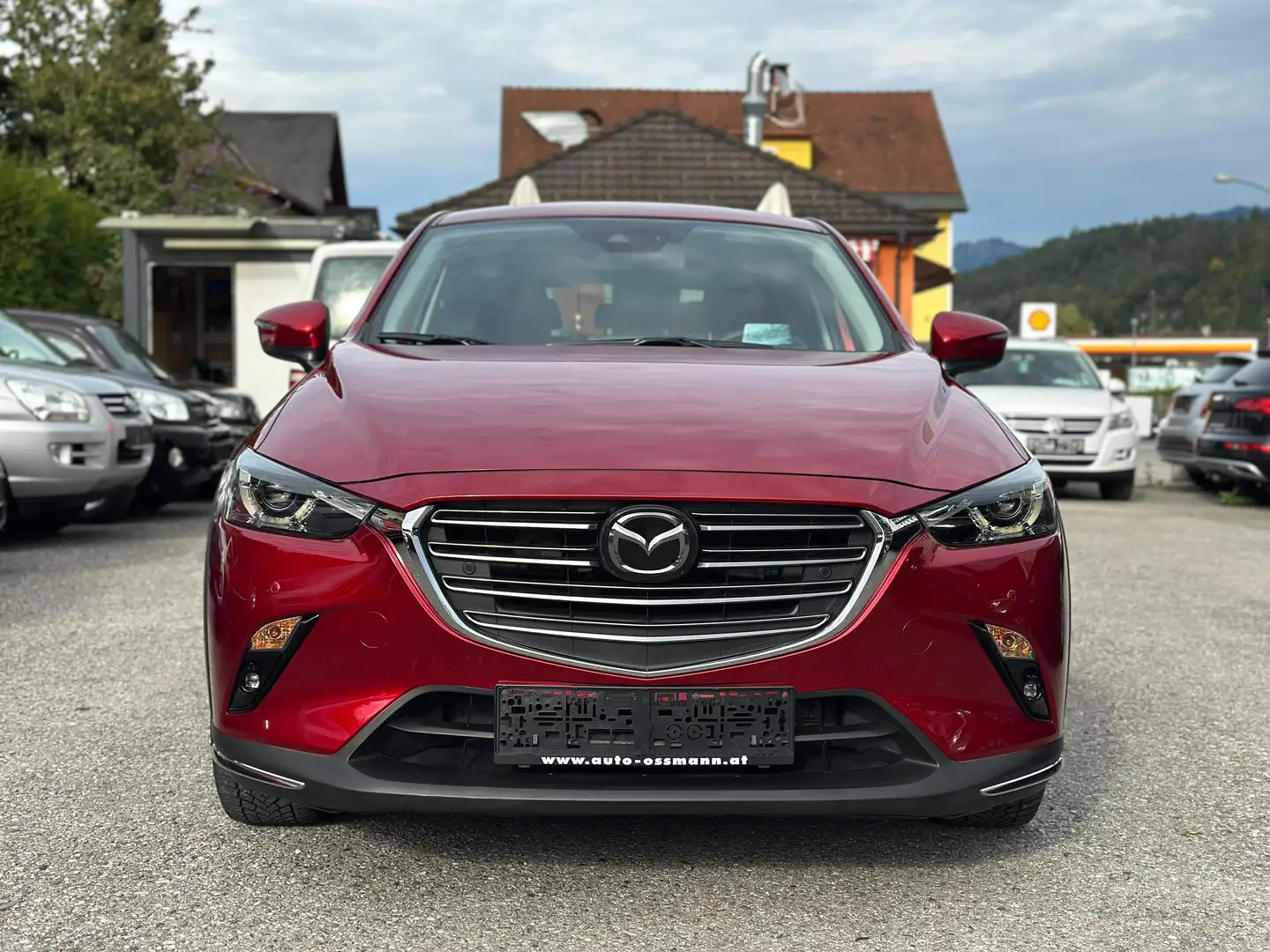 Mazda CX-3 Allrad Aut. TOP Ausstattung 1.Bes. TÜV NEU Ahk Rot - 2