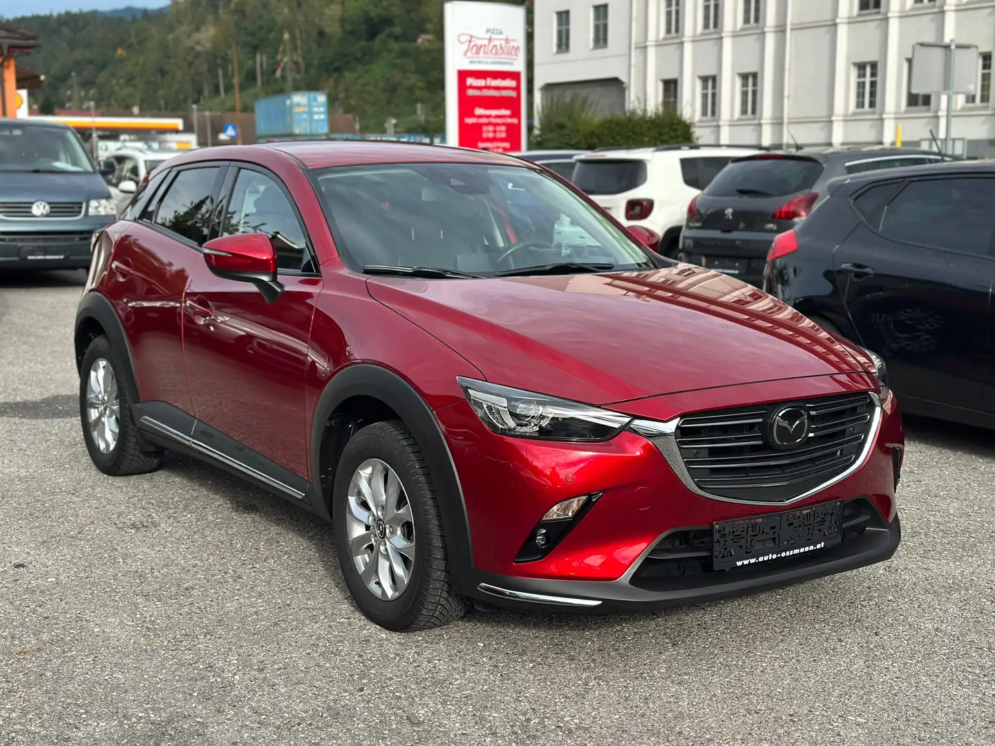 Mazda CX-3 Allrad Aut. TOP Ausstattung 1.Bes. TÜV NEU Ahk Rot - 1