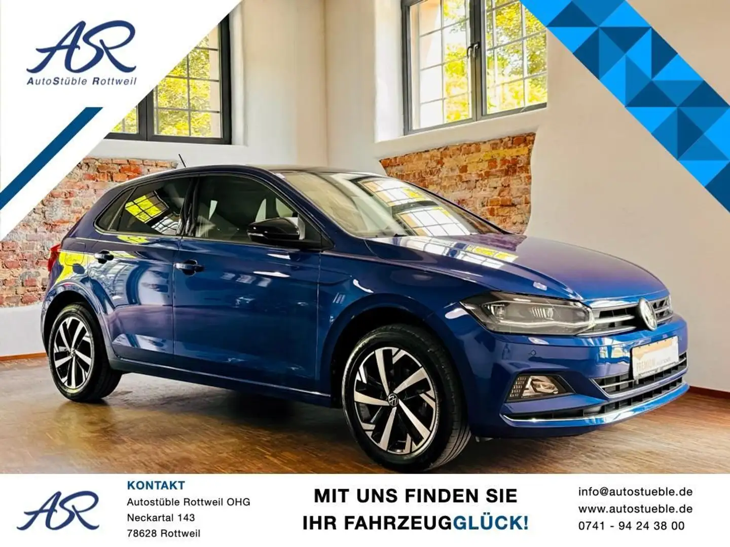 Volkswagen Polo 1.0 TSI Highline BlackStyle LED Kamera Navi Schwarz - 1