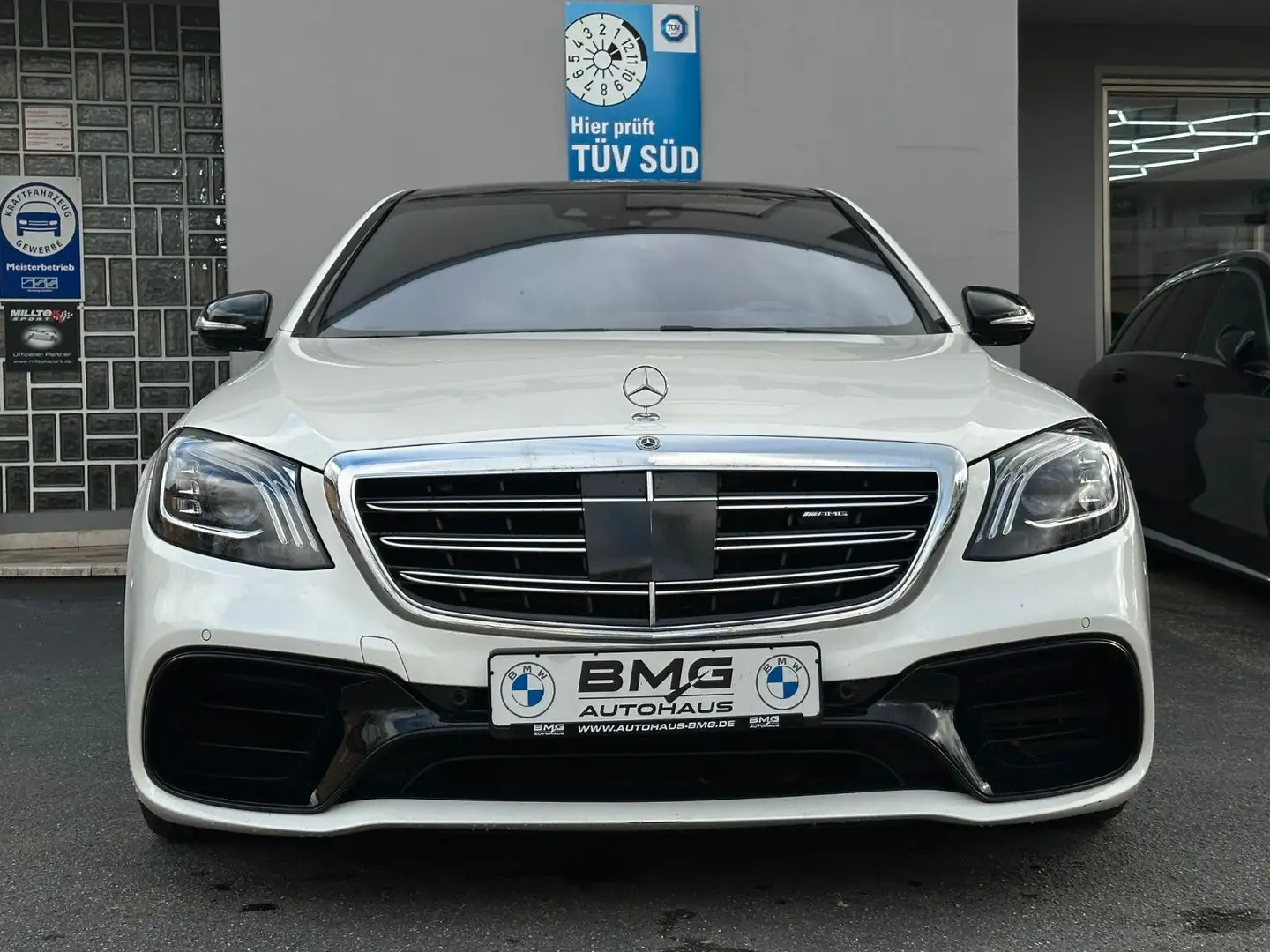 Mercedes-Benz S 63 AMG S63 AMG 4Matic+ LANG Fondent. Sitzbelü Distronic Weiß - 2