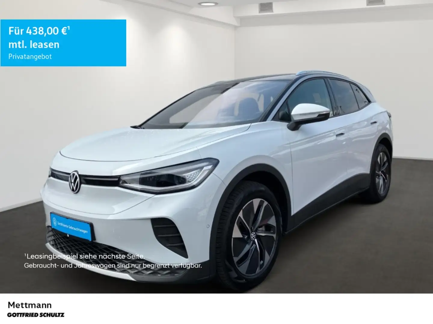 Volkswagen ID.4 Pro 210 kW LED NAVI AHK SHZ PDC LM ZV Weiß - 1