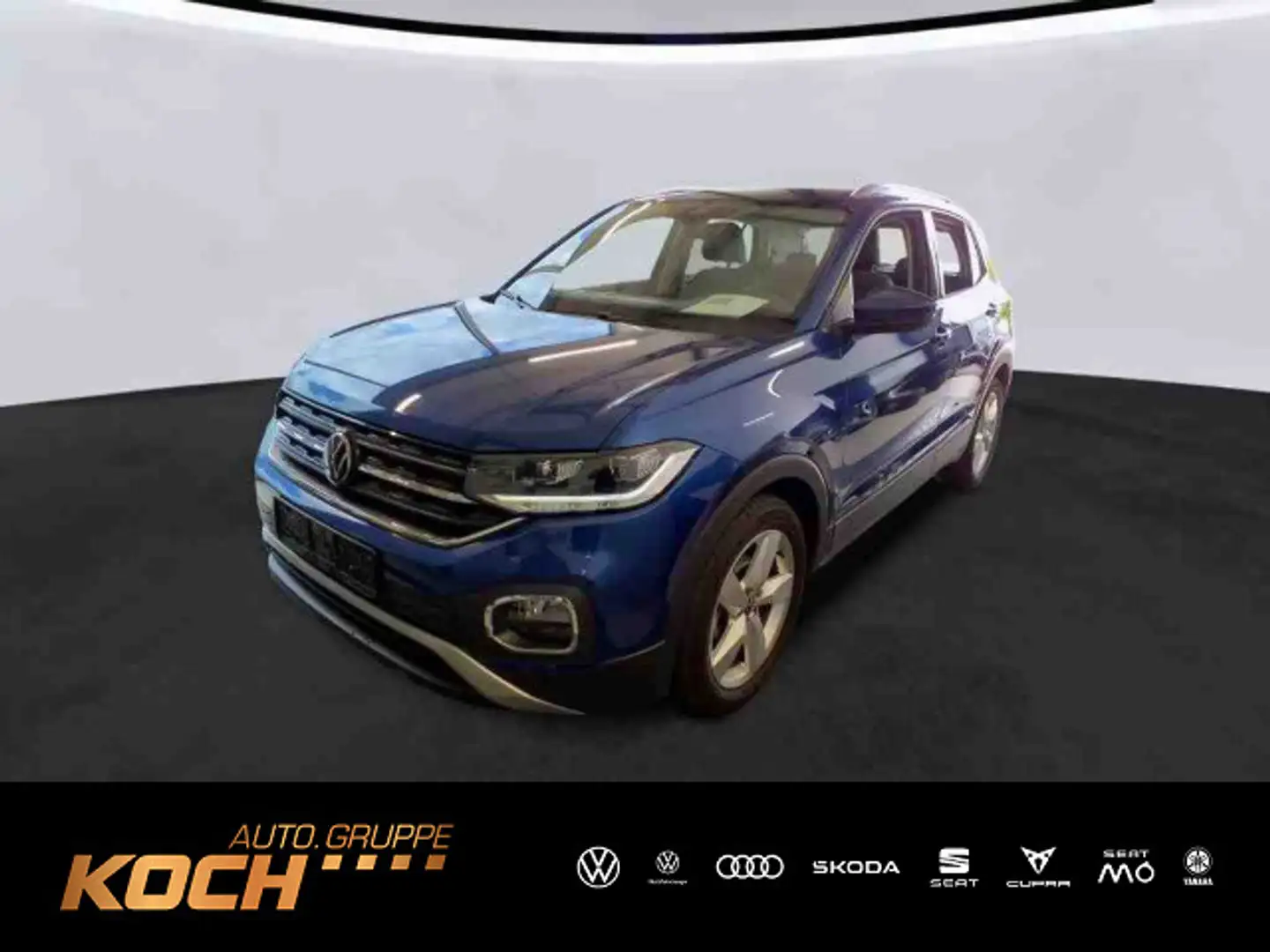 Volkswagen T-Cross 1.0 TSI Style Navi LED Blau - 1