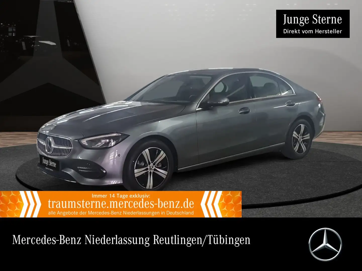 Mercedes-Benz C 180 AVANTG+360+LED+KEYLESS+9G Gris - 1