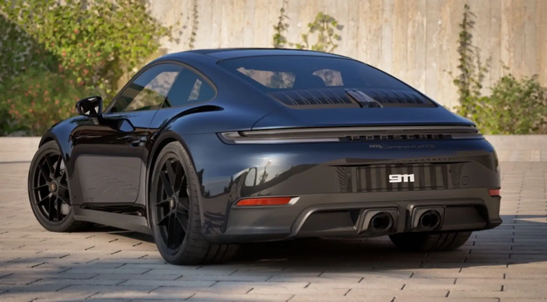 Porsche 992 .2 Carrera 4 GTS T-Hybrid "netto 154k" Schwarz - 2
