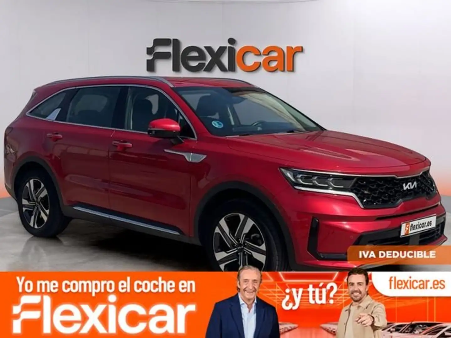 Kia Sorento 1.6 T-GDi HEV Drive 4x2 7pl Rojo - 1