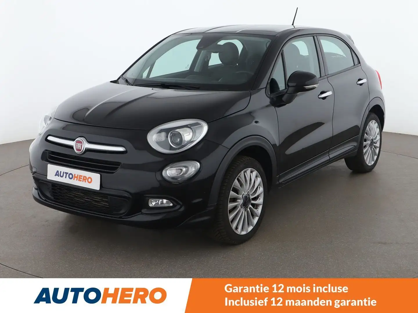 Fiat 500X 1.4 Turbo Lounge Zwart - 1