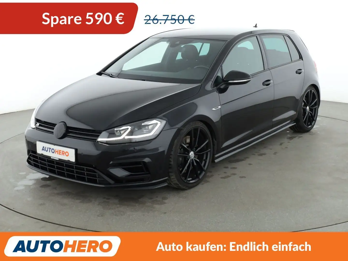 Volkswagen Golf GTI 2.0 TSI R BlueMotion 4Motion Aut.*NAVI*LED*ACC* Schwarz - 1