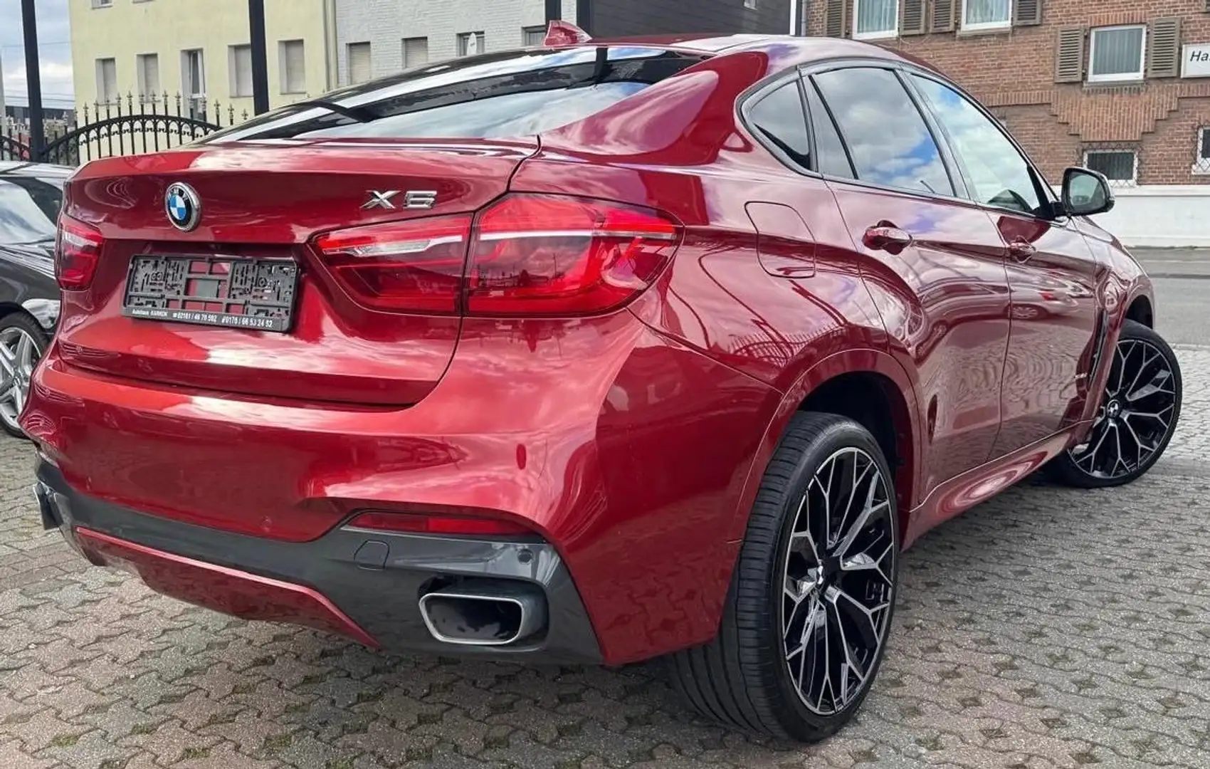 BMW X6 40d *M-SPORT*22-ZOL-S.DACH-NAVI-AUTOM HEADUP- Rot - 2