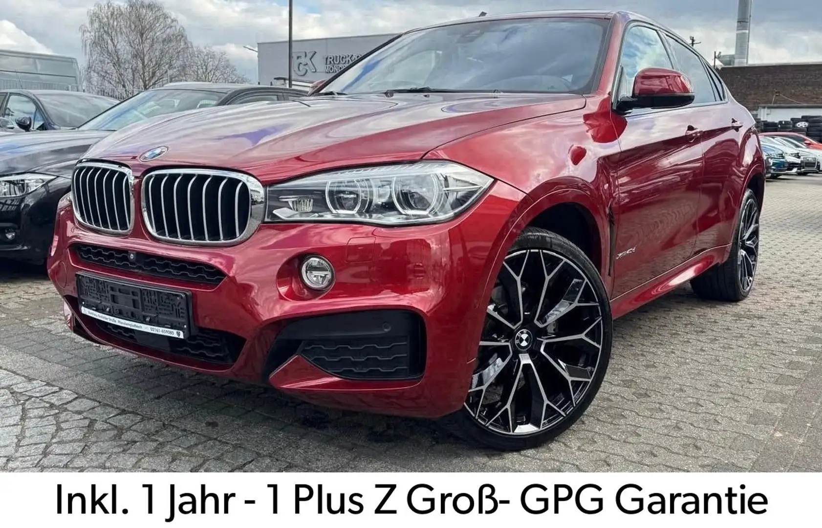 BMW X6 40d *M-SPORT*22-ZOL-S.DACH-NAVI-AUTOM HEADUP- Rot - 1
